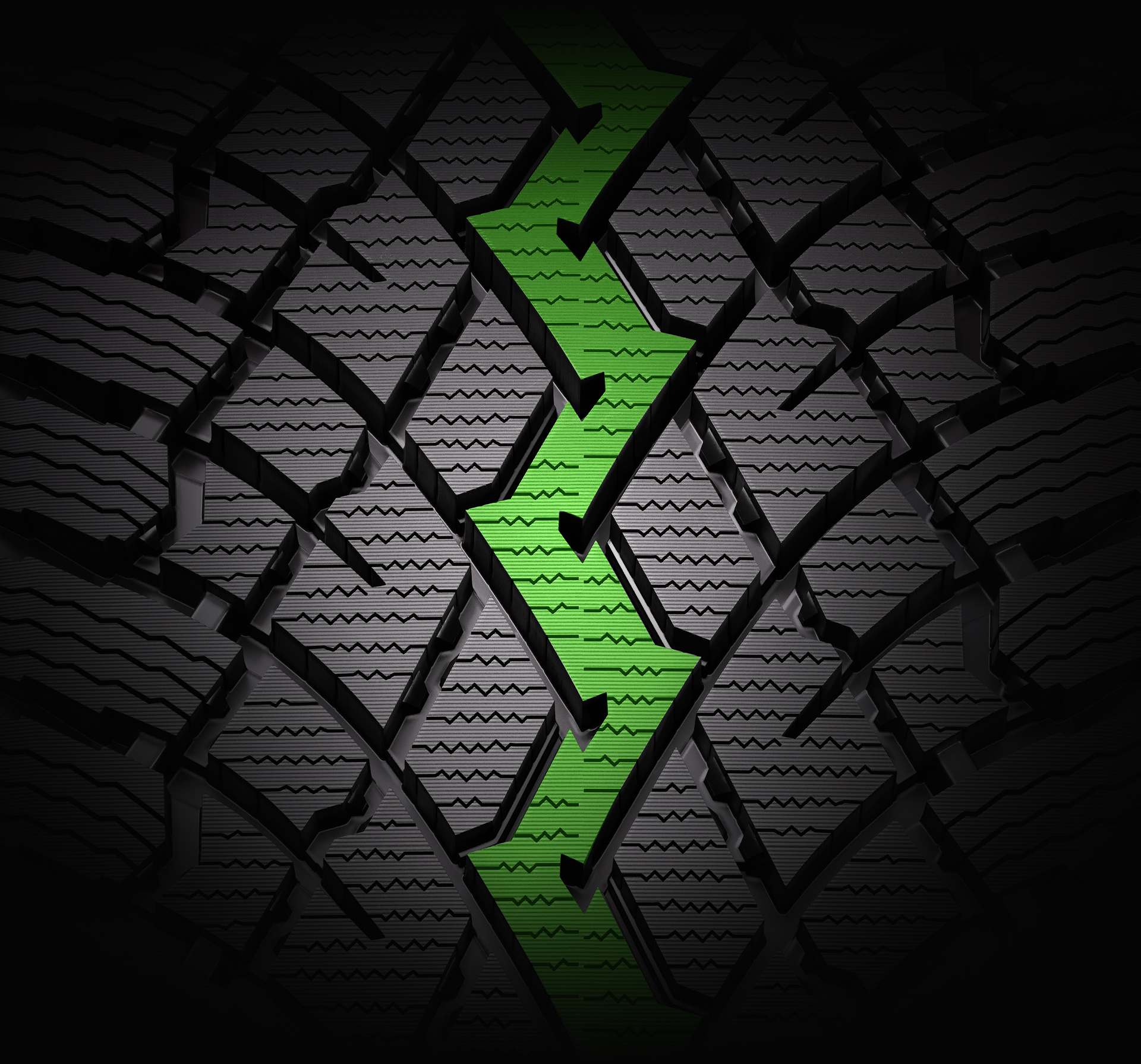 Усиленное центральное ребро жесткости с&nbsp;большим количеством ламелей